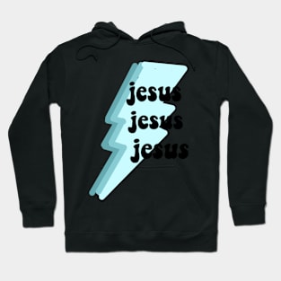 Jesus Jesus Jesus- Blue Hoodie